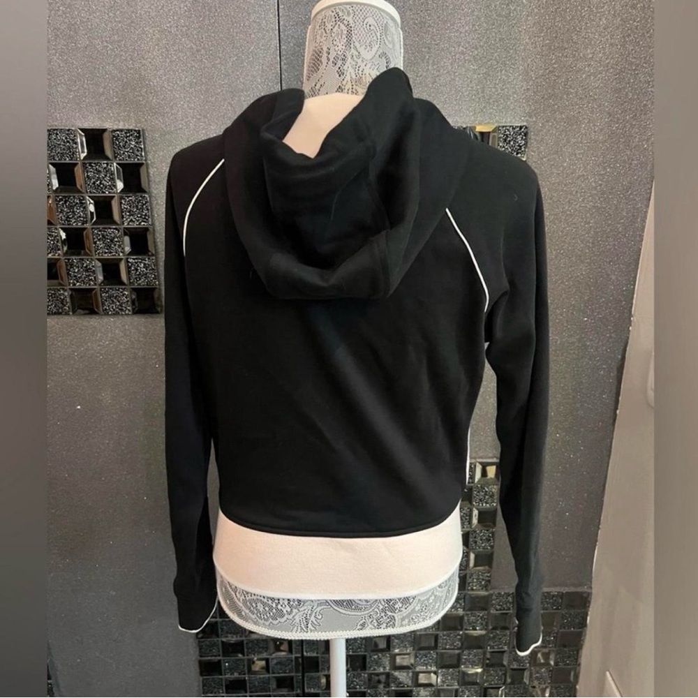 Moose Knuckles Hybrid Black and Light Pink Bomber Jacket - Picture 4 of 6